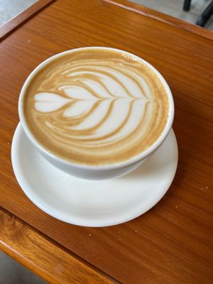 Amazing latte at Bramble Cafe in Halifax