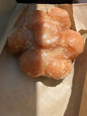 Maple glazed donut  at Bramble Cafe in Halifax
