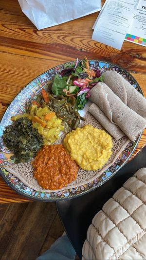 Vegan Platter  at Enat - Optimist Hall in Charlotte