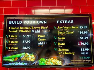 Build Your Own Bowl Menu at Kalachandji's Campus in Richardson