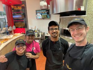 Crew members :) at Kalachandji's Campus in Richardson