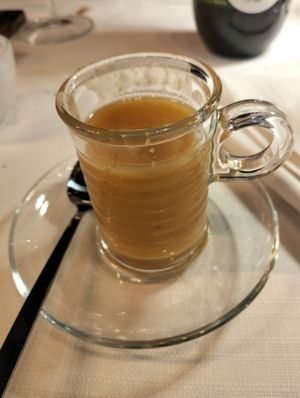 Sorbetto di pesca e albicocca at AMARE in Carpi