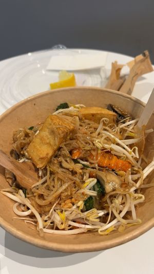 It’s hard finding vegan pad Thai and this is one of the best I’ve had!  at Red Wok Thai - Kiosk in Macquarie Park