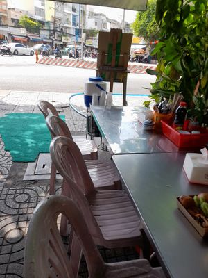 Outside table at Hoà in Ho Chi Minh City