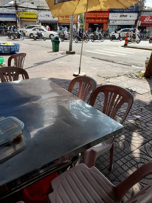 Outside table at Hoà in Ho Chi Minh City