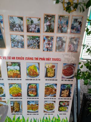 Picture menu at Hoà in Ho Chi Minh City