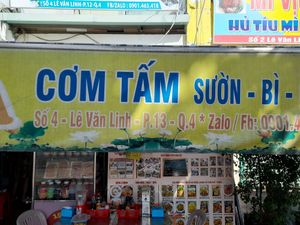 Outside sign at Hoà in Ho Chi Minh City