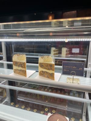 vegan cake at Roots Bistro KL in Kuala Lumpur