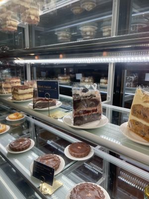 The black forest cake is vegan at Roots Bistro KL in Kuala Lumpur