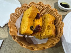 Complimentary bread at Roots Bistro KL in Kuala Lumpur