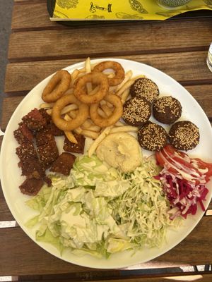 Vegan faris offene  at Fari's in Ljubljana