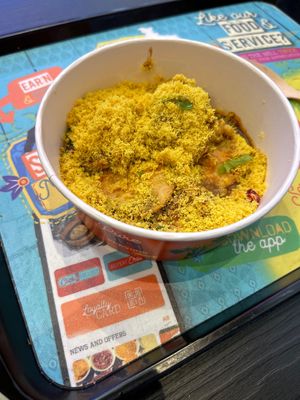 Sec puri chaat spicy  at Shree Krishna Vada Pav - Vauxhall in South West London