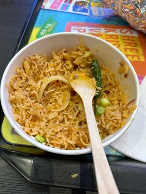 Sechwan rice   at Shree Krishna Vada Pav - Vauxhall in South West London