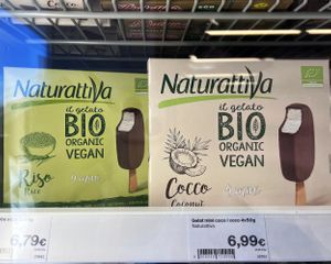 Vegan ice-cream at Veritas in Premia De Mar