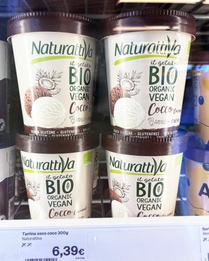 Vegan ice-cream at Veritas in Premia De Mar