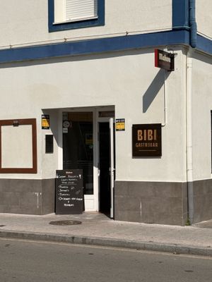 Not well advertised entrance   at Gastrobar Bibi in Plentzia