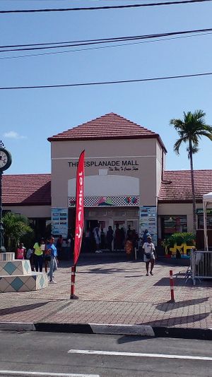 Mall located in town near the republic bank by the central bus park. Place is located inside this mall. at Tabanka in St Georges
