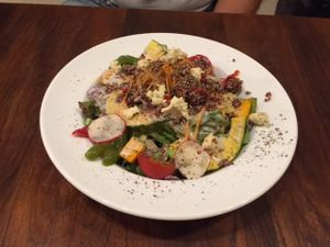 Salad at CHOICE in Kyoto