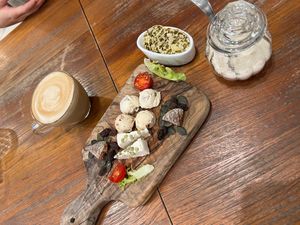 Cheese platter at CHOICE in Kyoto