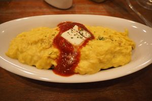 omuraice at CHOICE in Kyoto