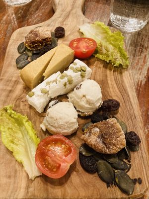 Cashew cheese plate   at CHOICE in Kyoto