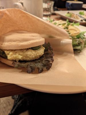 Egg salad sandwich at CHOICE in Kyoto