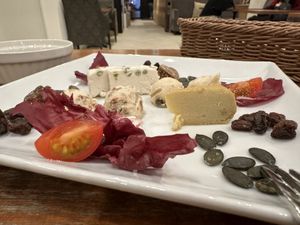 Vegan cheese plate  at CHOICE in Kyoto