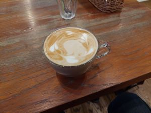 Soy latte at CHOICE in Kyoto