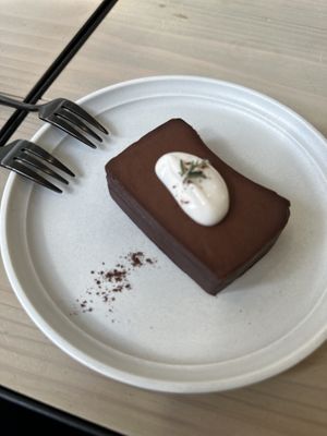 Chocolate dessertt  at CHOICE in Kyoto