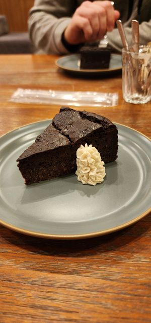 Chocolate cake at CHOICE in Kyoto
