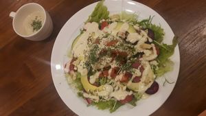 Salad at CHOICE in Kyoto