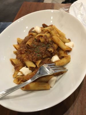 Vegan bolognese pasta  at CHOICE in Kyoto