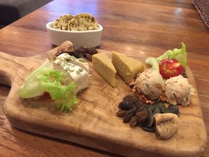 Cheese plate! at CHOICE in Kyoto