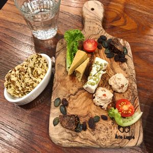 Cheese plate at CHOICE in Kyoto