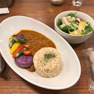 Oil-free curry at CHOICE in Kyoto