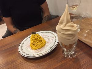 Vegan Mont Blanc 😍 at CHOICE in Kyoto