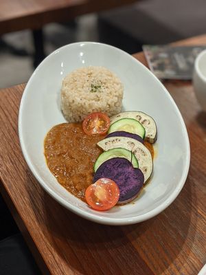 Vegetable curry at CHOICE in Kyoto