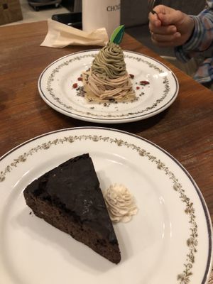 Desserts at CHOICE in Kyoto