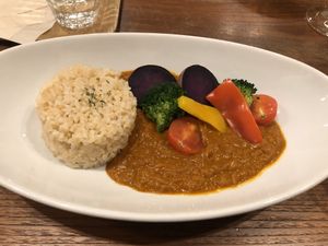 No oil curry at CHOICE in Kyoto
