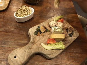 Cheese plate at CHOICE in Kyoto