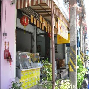 Front of restaurant at Nam Heng Vegetarian in Phuket