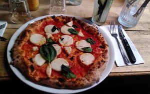 Vegan Marg at Barbetta's in Namur