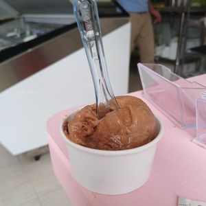 Yum yum at Gelateria Natura in Orgiva