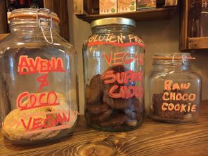 cookies at El Cafe Blueproject in Barcelona