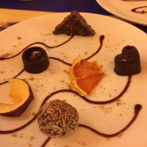raw chocolate at El Cafe Blueproject in Barcelona