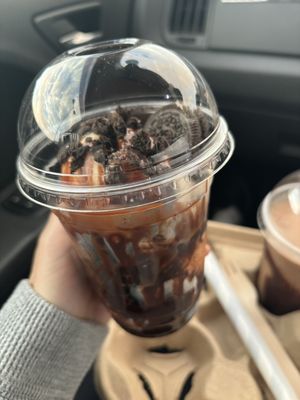 Oreo and Hershey sundae   at Radcliffe Market in Radcliffe