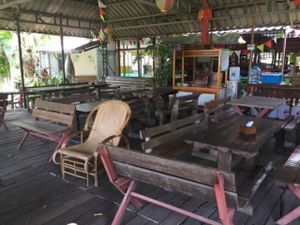 Dining room at Happy Green in Chiang Mai