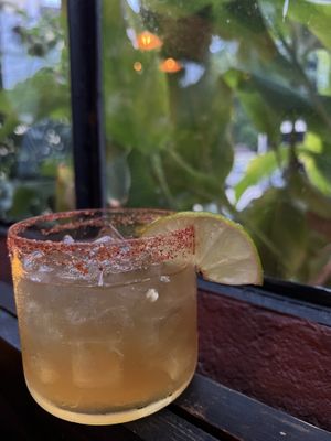Spicy maple margarita  at Purslane Eatery in Wakefield