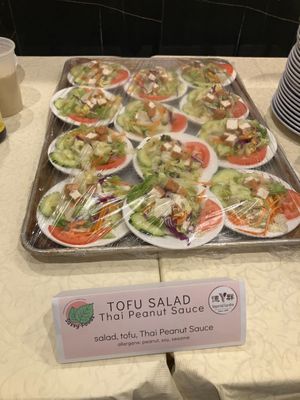 SFVS happy vegan holidays 2024 buffet, pt 1 at Sassy Foods in San Francisco