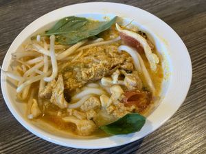 Bun rieu ("crab" noodle) at Sassy Foods in San Francisco
